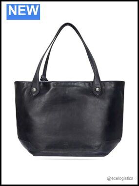 Genuine Leather Unlined Tote Handbag Women's Everyday Commuter Bag